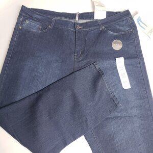 NWT Michael F. Plus Contoured Waist Size 24W Jeans Studded Pockets